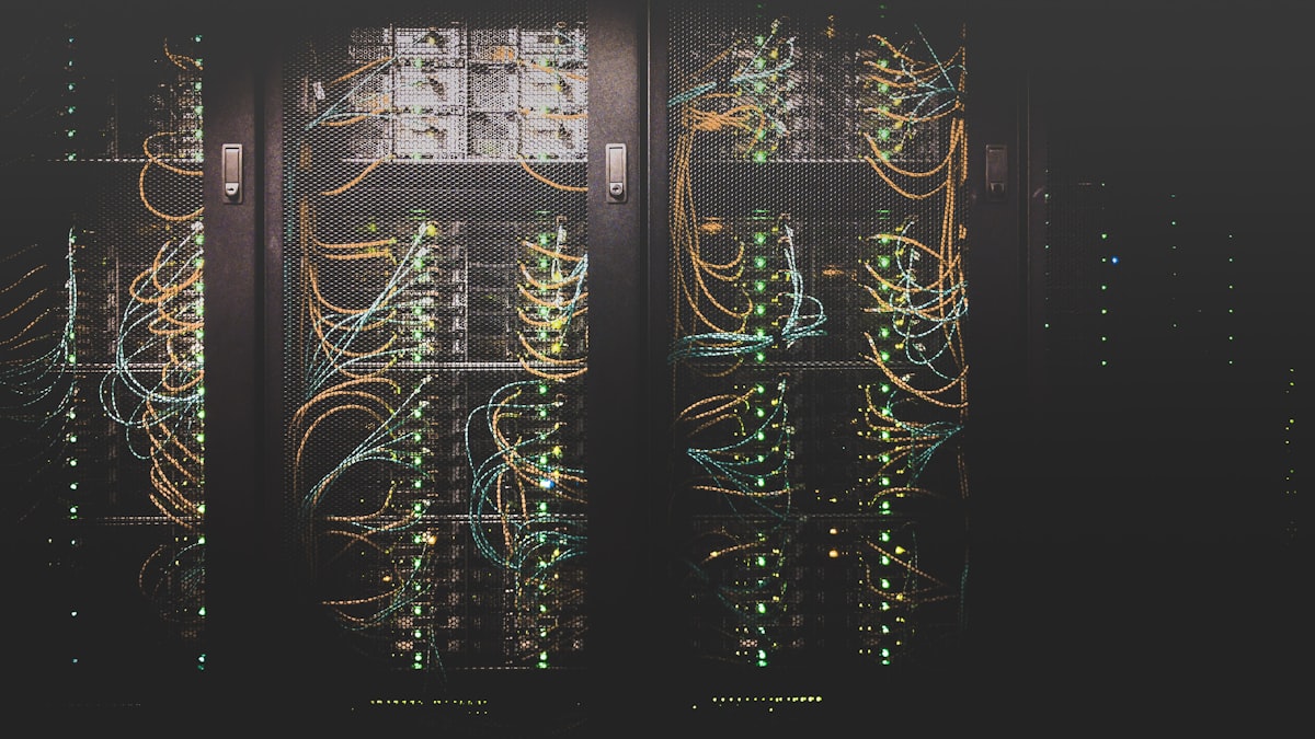 OLIX designs complete server racks, linking specialised chips with a high-speed optical network. (Illustrative image)